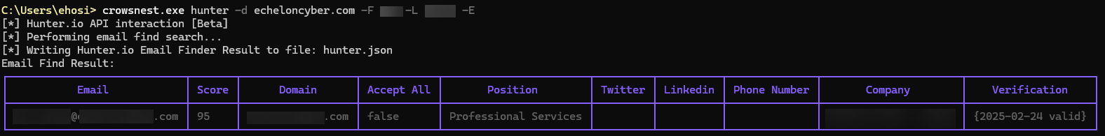 Hunter.io Email Finder Alt text
